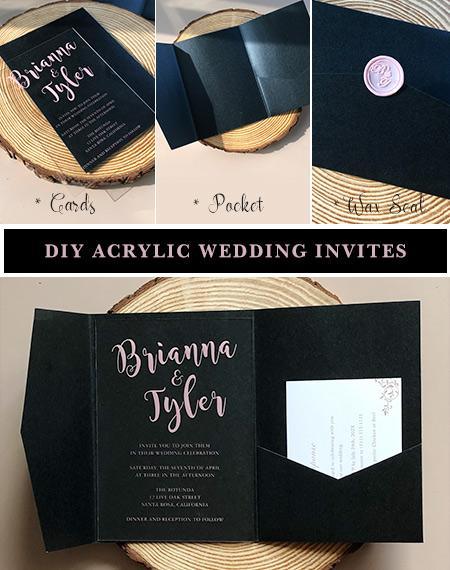 10 Tips to Customize Acrylic Invites From Boring to Booyah! | Clear Wedding Invites